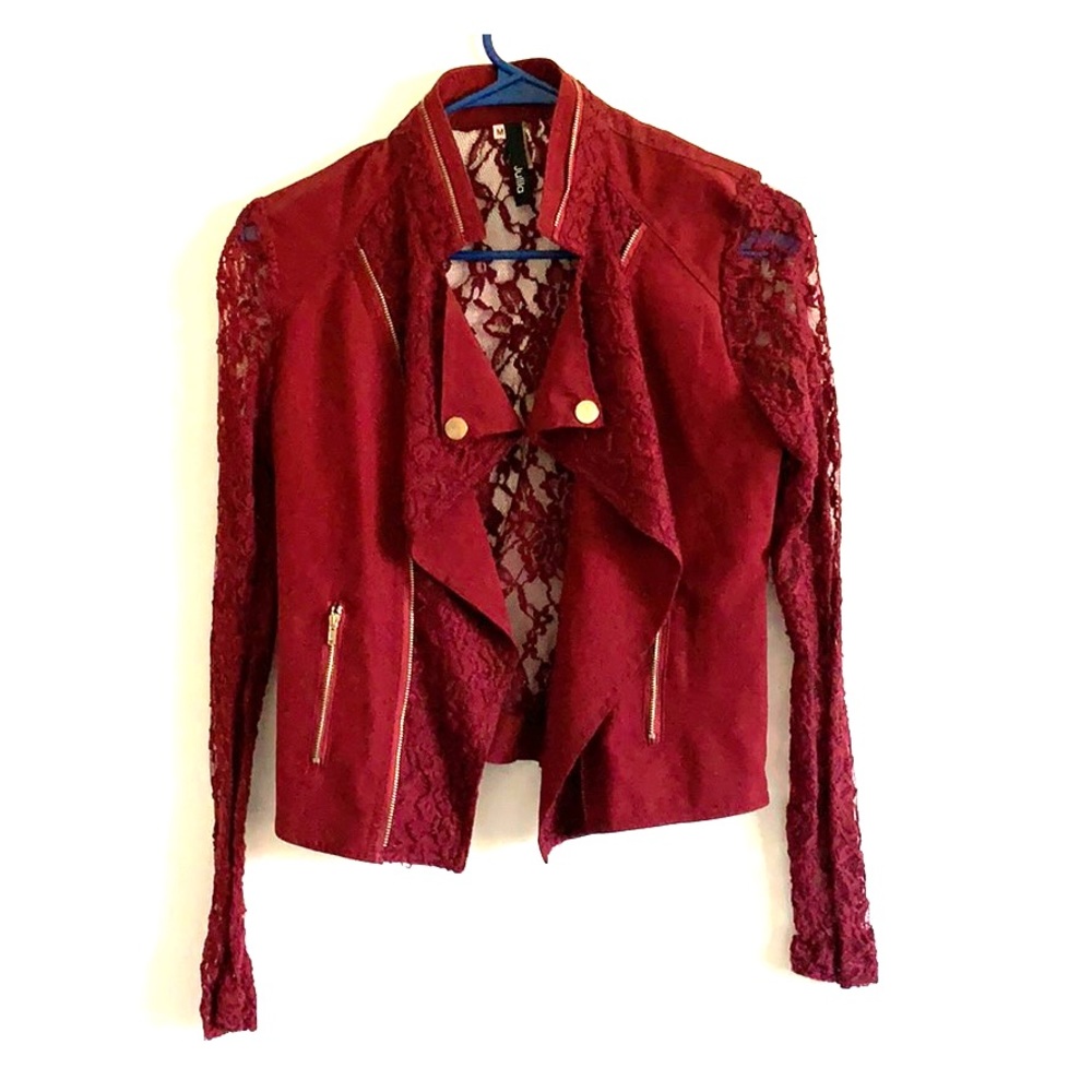 Lace Moto Jacket